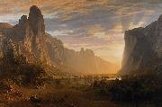 Albert Bierstadt Looking Down Yosemite Valley, California Spain oil painting artist